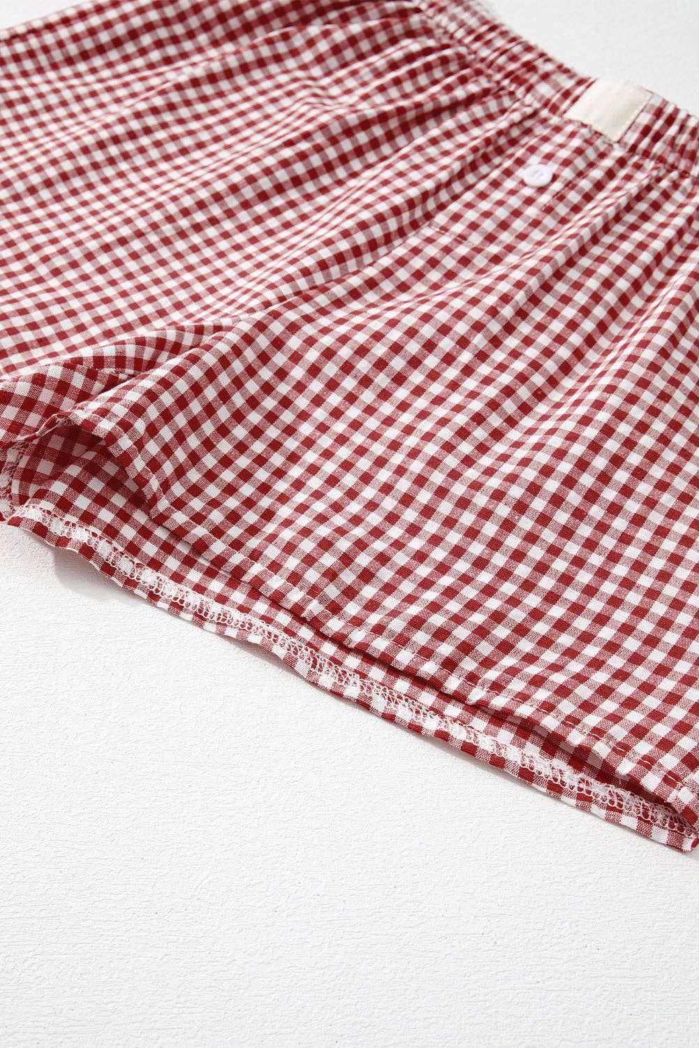 Red Gingham Boxer Shorts