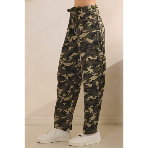 Camo Barrel Jeans (Preorder)