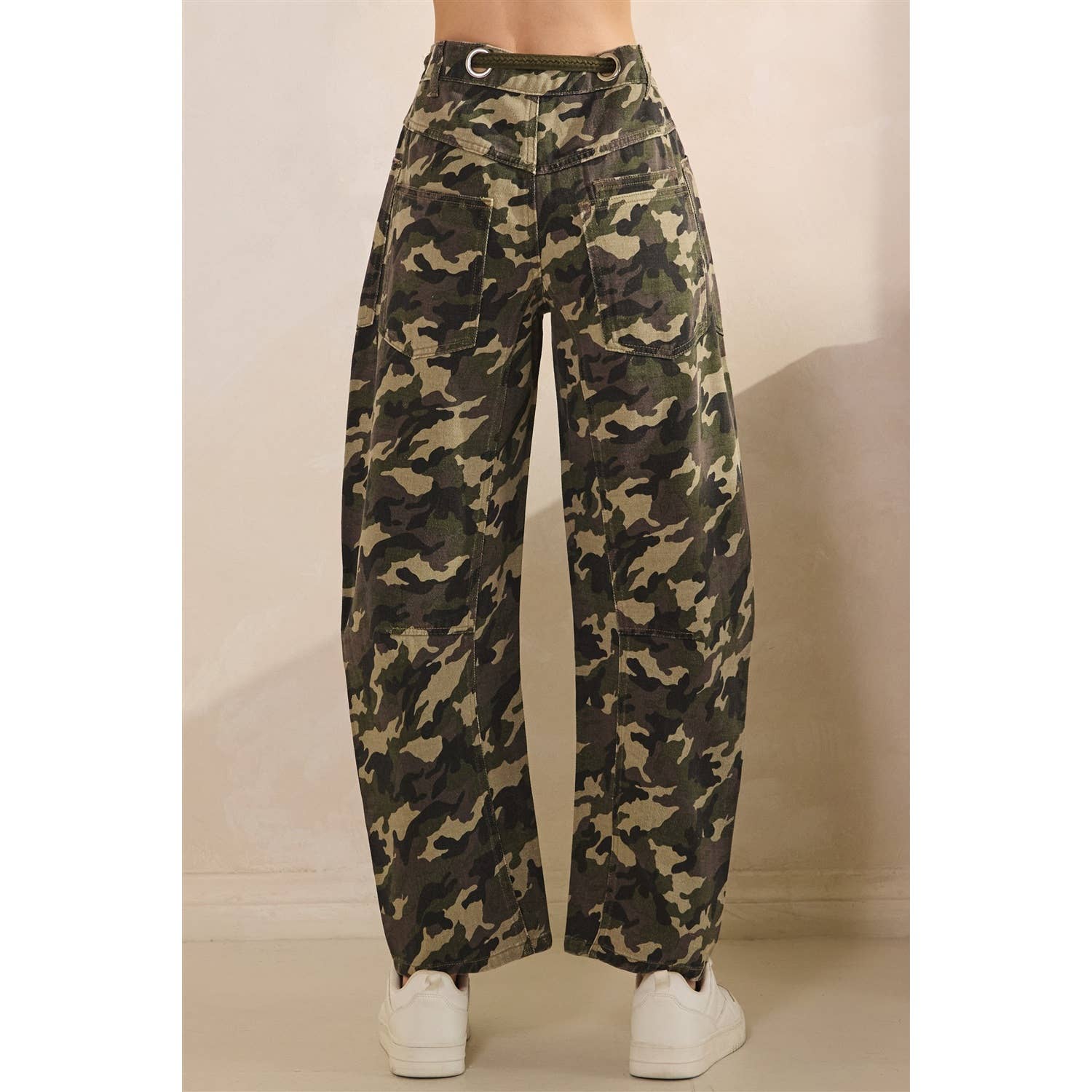 Camo Barrel Jeans (Preorder)