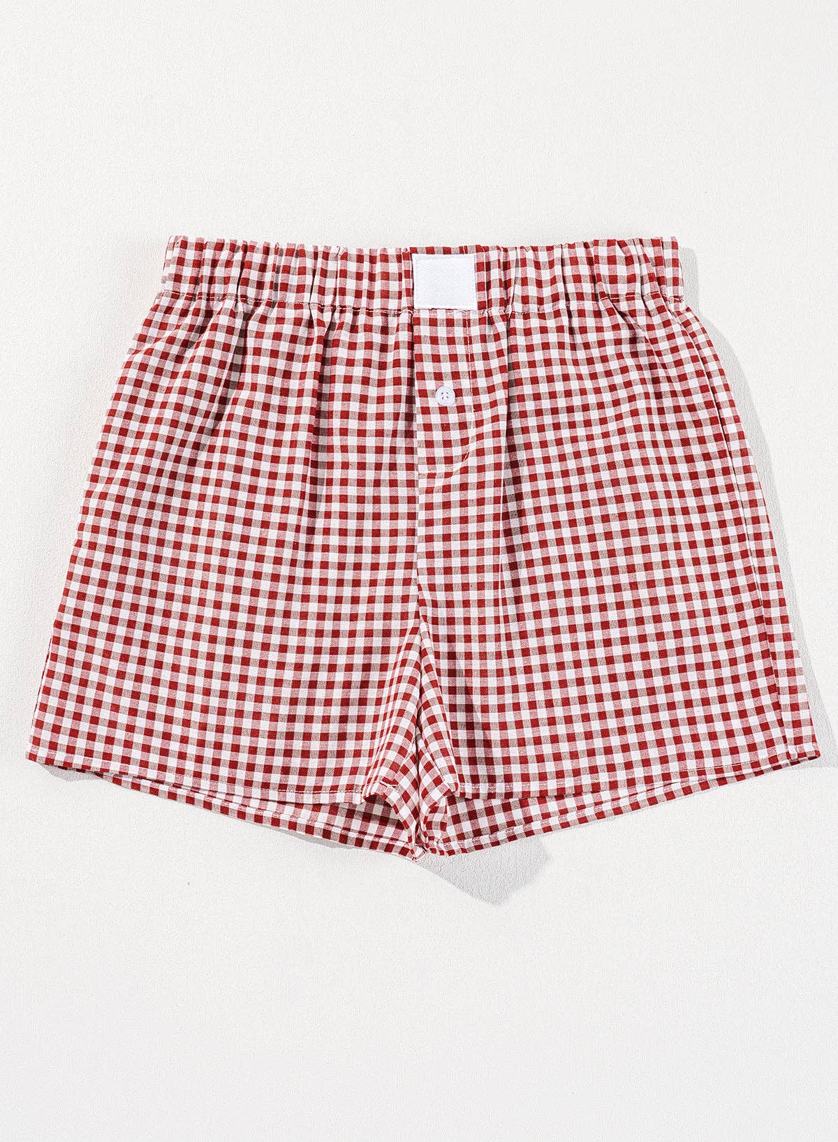 Red Gingham Boxer Shorts