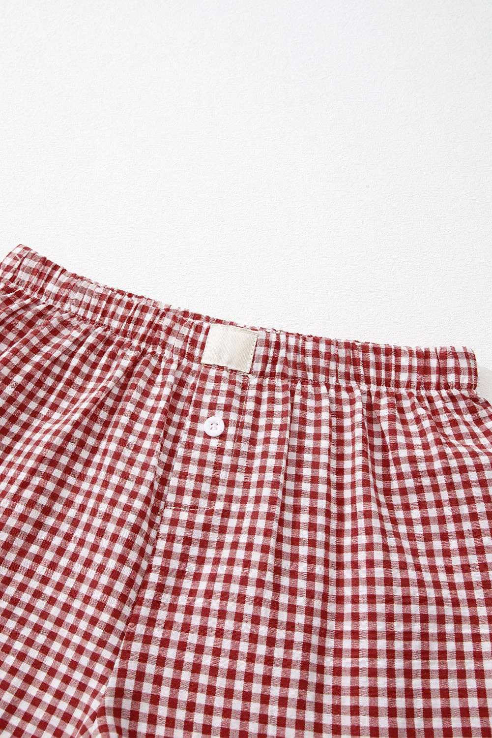 Red Gingham Boxer Shorts