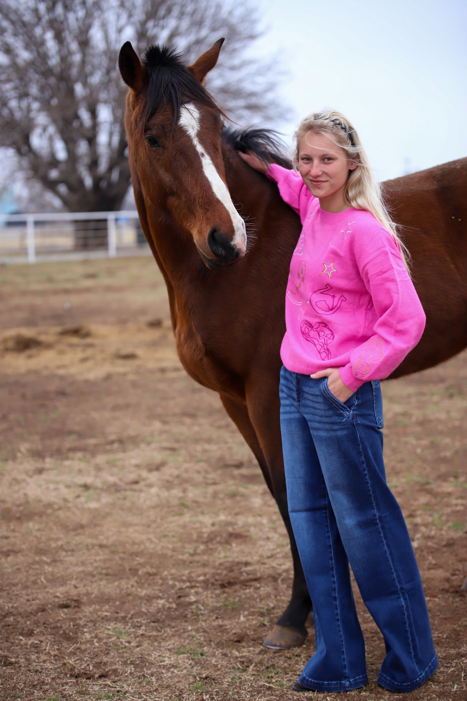 Cowgirl Pullover Top