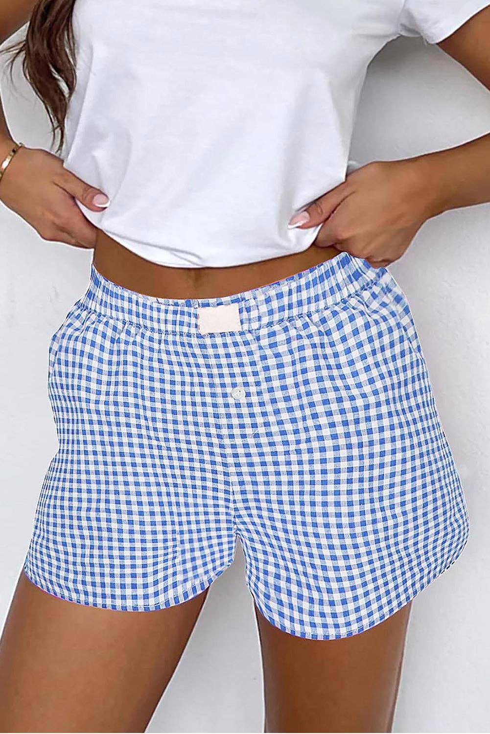 Red Gingham Boxer Shorts