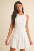 Dropwaist mini dress