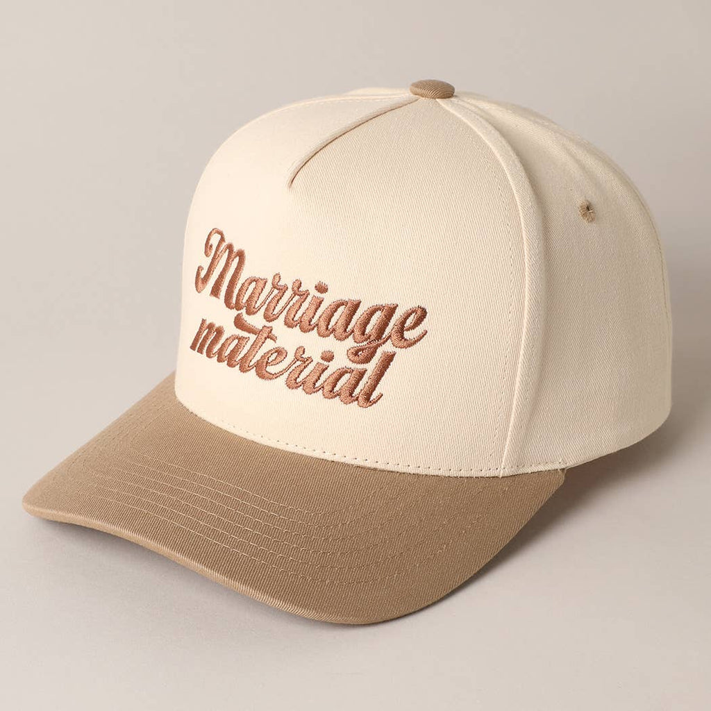 Marriage Material Two Tone Trucker Hat