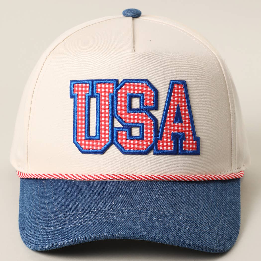 USA Denim Trucker Hat