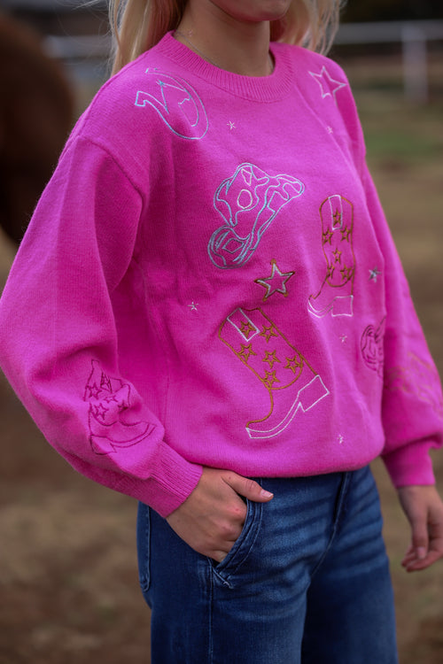 Cowgirl Pullover Top