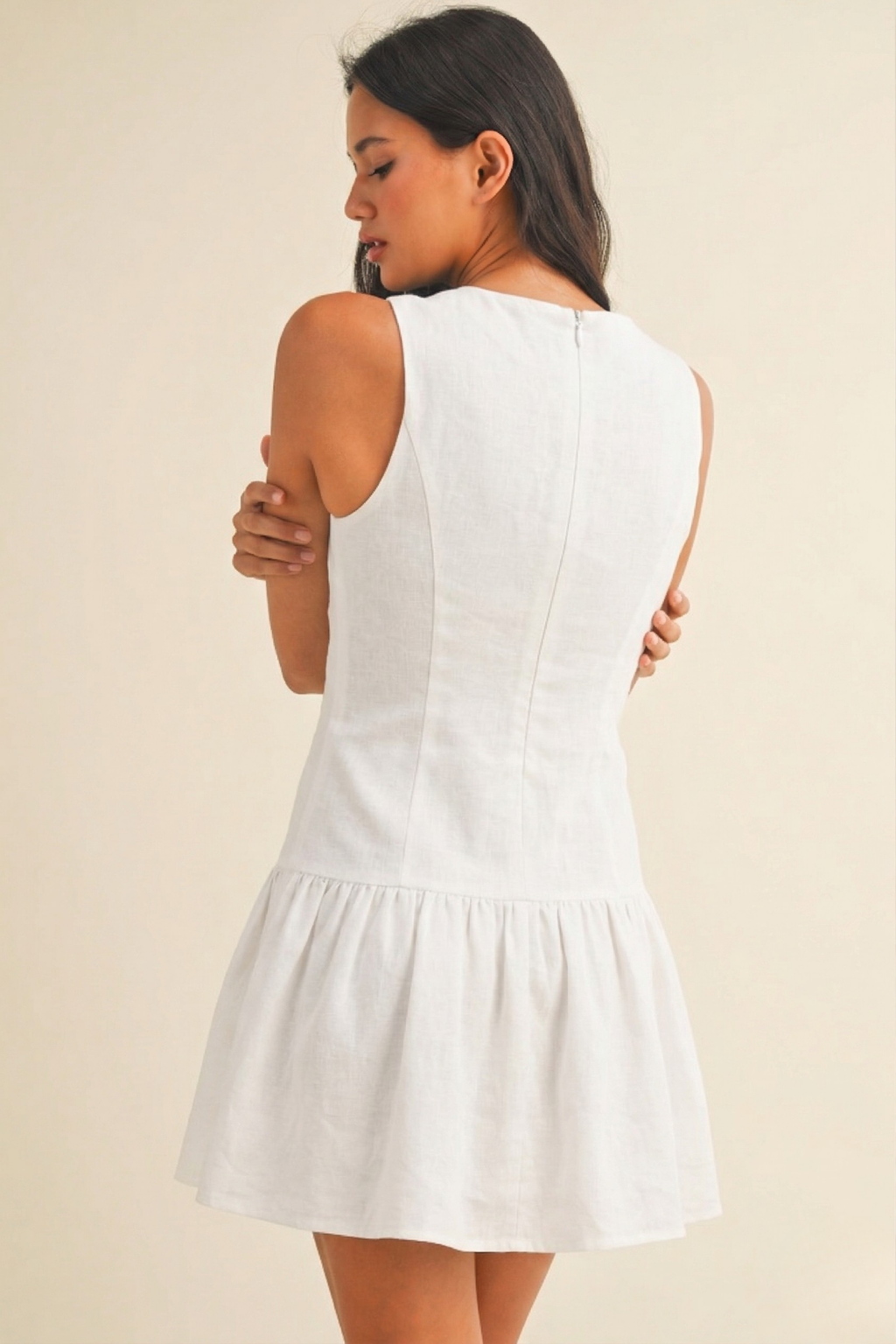 Dropwaist mini dress