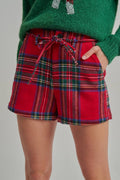 HOLIDAY CHRISTMAS CHECKERED PLAID SHORTS_JLB80068-04