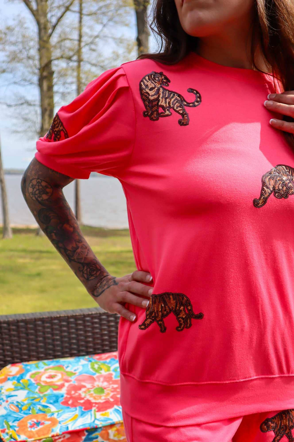 Sequin Tiger Set