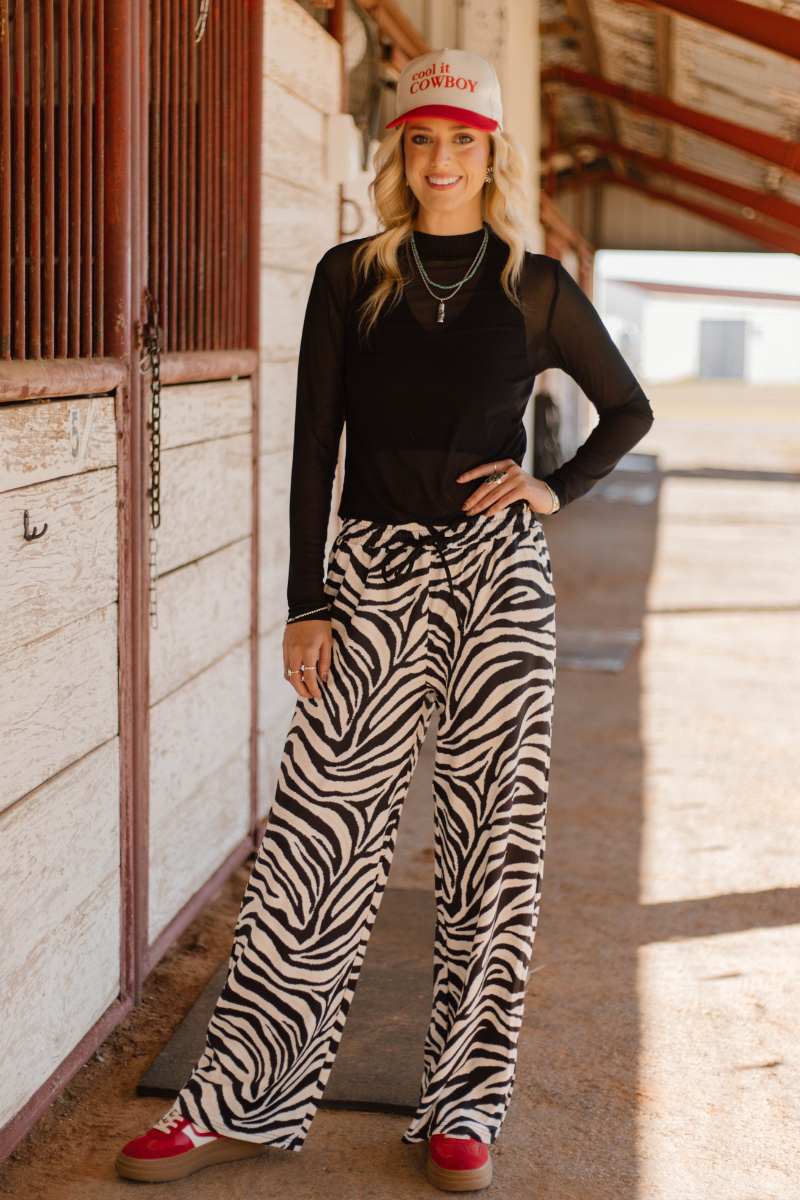 Zebra Pants