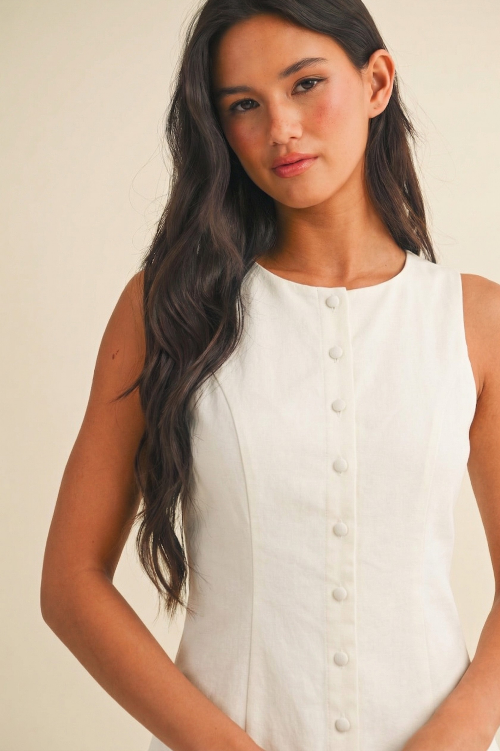 Dropwaist mini dress