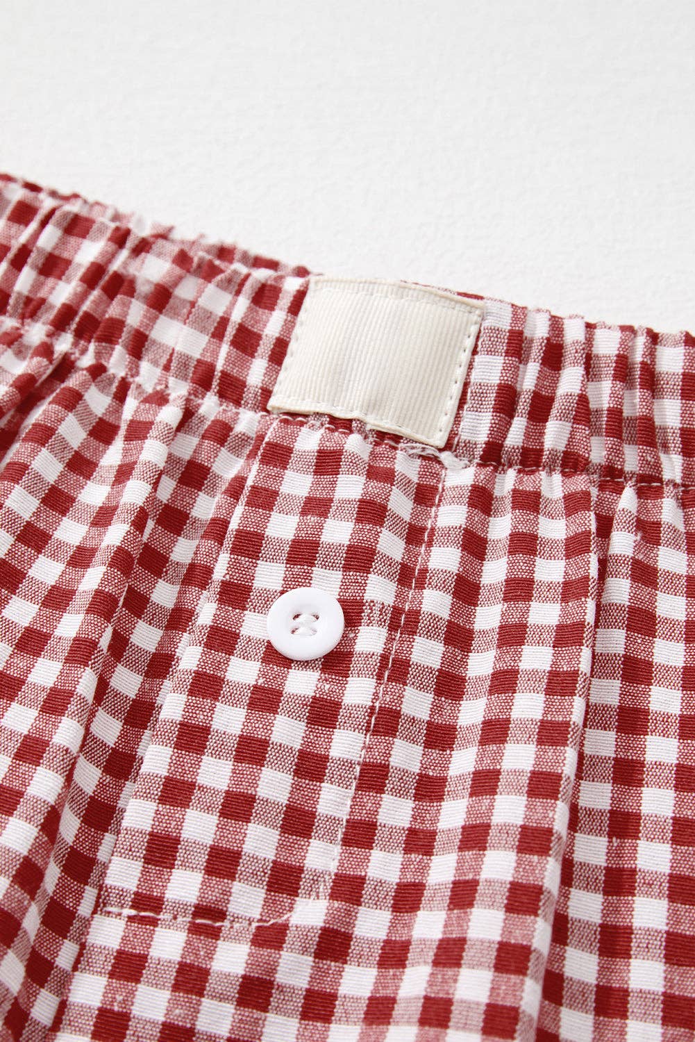 Red Gingham Boxer Shorts